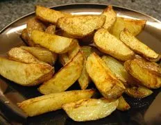 Crispy Oven-Baked Potato Wedges for One