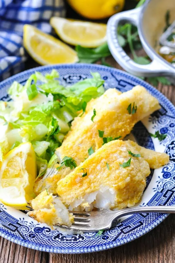 Crispy Oven Fried Cod Fish