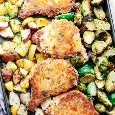 Crispy Pan Fried Chicken Breast Or Pork Chops