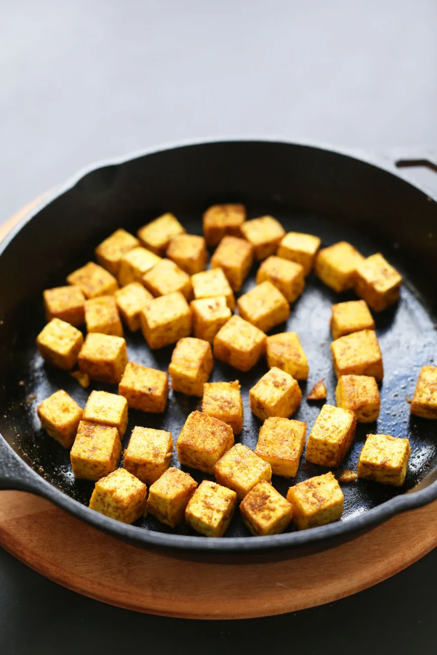 Crispy Pan-Seared Tofu Delight