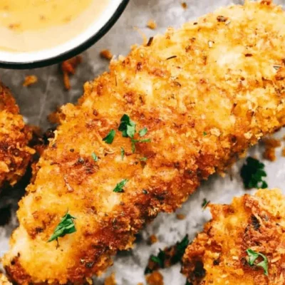 Crispy Parmesan Chicken Strips