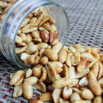 Crispy Roasted Spiced Peanuts For Gatherings