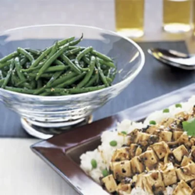 Crispy Sesame Green Beans Stir-Fried To Perfection