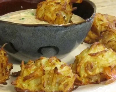 Crispy Shrimp Bundles With A Smokey Dipping