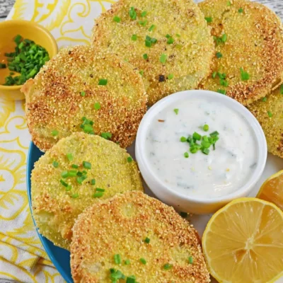 Crispy Southern-Style Texas Green Fried Tomatoes Recipe