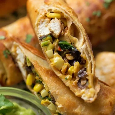 Crispy Southwestern-Inspired Spring Rolls Recipe