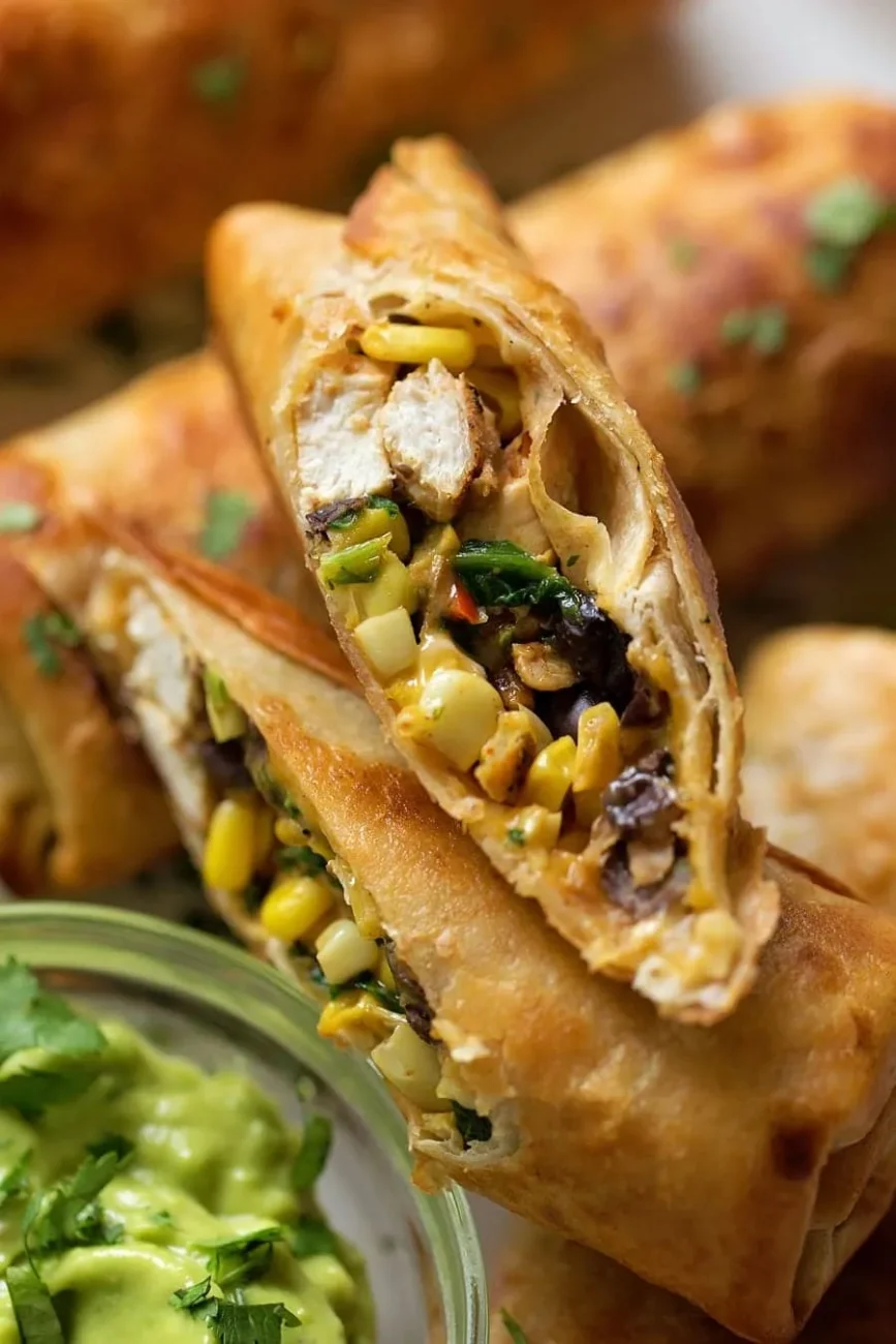 Crispy Southwestern-Inspired Spring Rolls Recipe