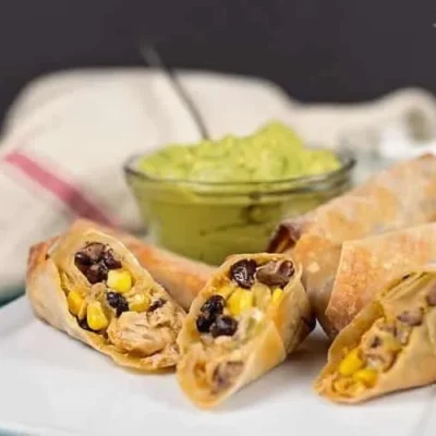 Crispy Southwestern-Style Egg Rolls