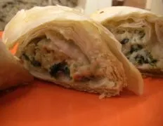 Crispy Spinach And Feta Phyllo Pastry Rolls