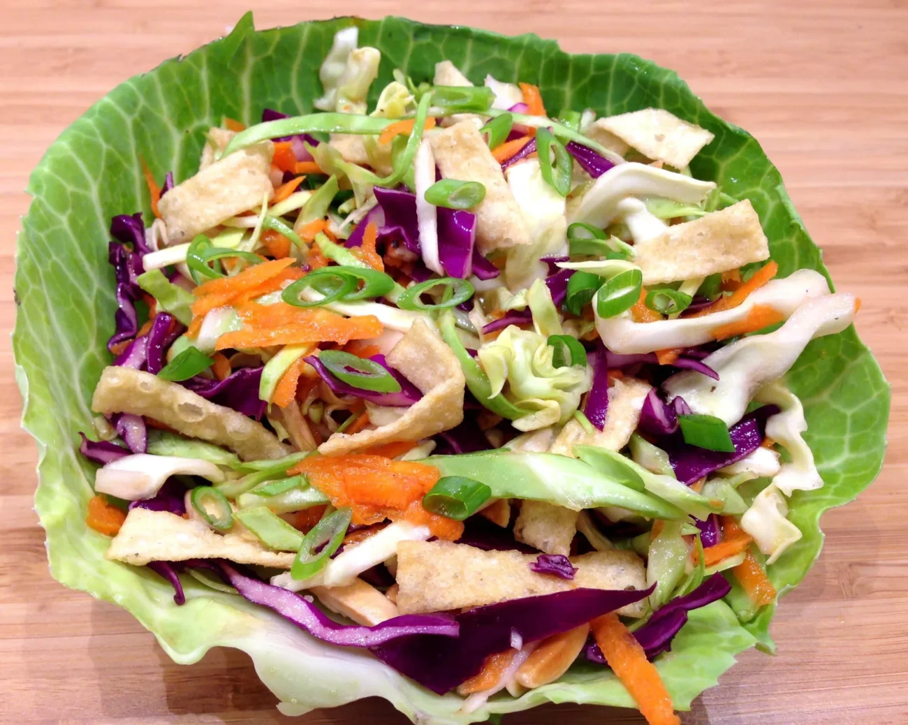 Crispy Sumi Salad with Toasted Sesame Dressing