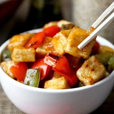 Crispy Sweet And Sour Tofy - A Perfect Vegan Delight