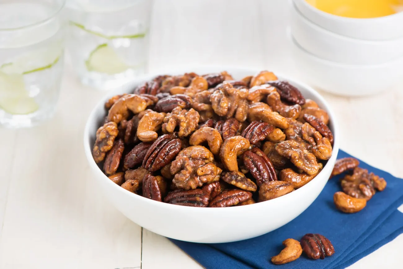 Crispy Tamari-Glazed Roasted Nuts: A Savory Snack Delight