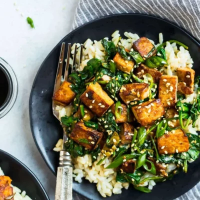 Crispy Tofu And Colorful Vegetable Stir-Fry Recipe