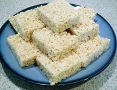 Crispy Vanilla Almond Rice Krispie Squares