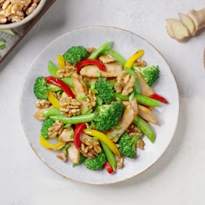 Crispy Walnut Chicken Stir-Fry Recipe: A Quick &Amp; Healthy Dinner Idea