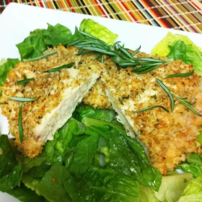 Crispy Walnut-Rosemary Chicken Baked To Perfection