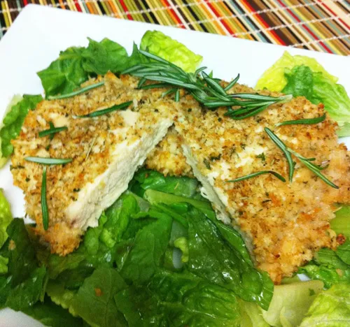 Crispy Walnut-Rosemary Chicken Baked to Perfection