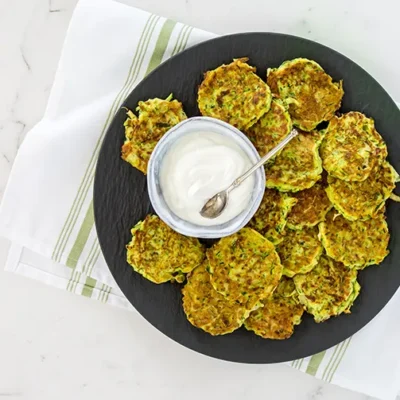 Crispy Zucchini Parmesan Fritters Recipe