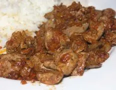 Croatian Simple Chicken Liver Meal