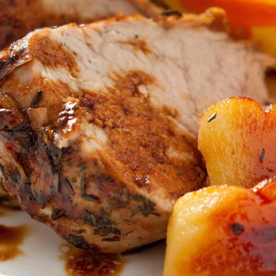 Crock Pot Apple Glazed Pork Roast