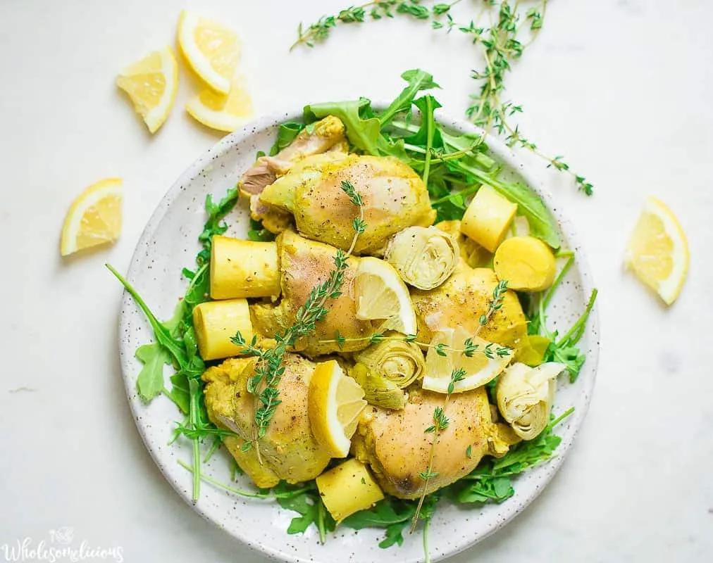 Crock Pot Artichoke, Chicken And