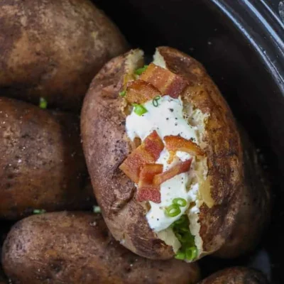 Crock Pot Baked Potatoes