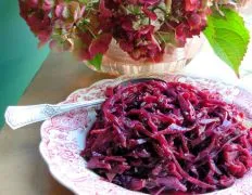 Crock Pot Baked Spiced Red Cabbage With