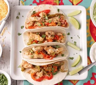 Crock Pot Chicken Fajitas