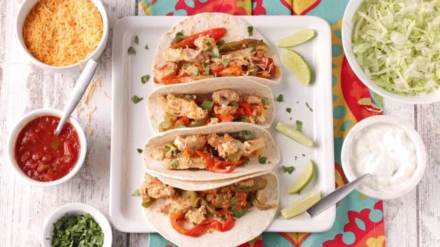 Crock Pot Chicken Fajitas