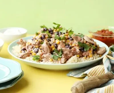 Crock Pot Chicken With Black Beans In