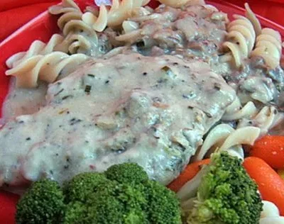 Crock Pot Creamy Herbed Chicken