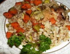 Crock Pot French Ish Chicken &Amp; Barley