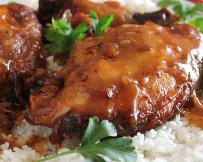 Crock Pot Garlic Brown Sugar Chicken