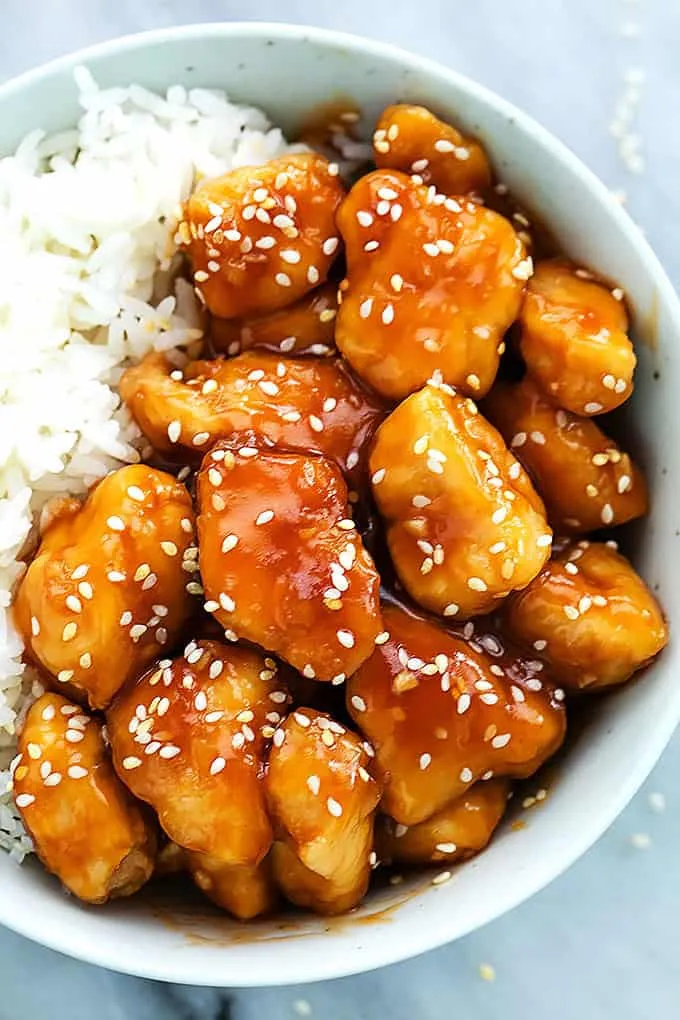 Crock Pot Honey Sesame Chicken