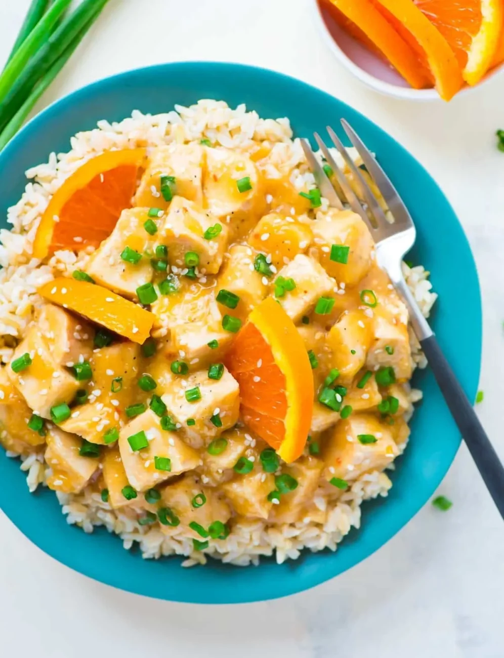 Crock Pot Orange Cashew Chicken