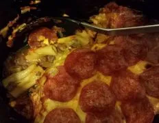 Crock Pot Pizza Casserole