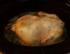 Crock Pot Roasted Chicken With Rosemary