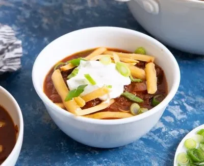 Crock Pot Steak And Black Bean Chili