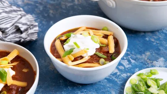 Crock Pot Steak And Black Bean Chili