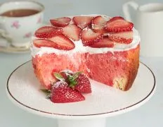 Crock Pot Strawberry Cream Cake