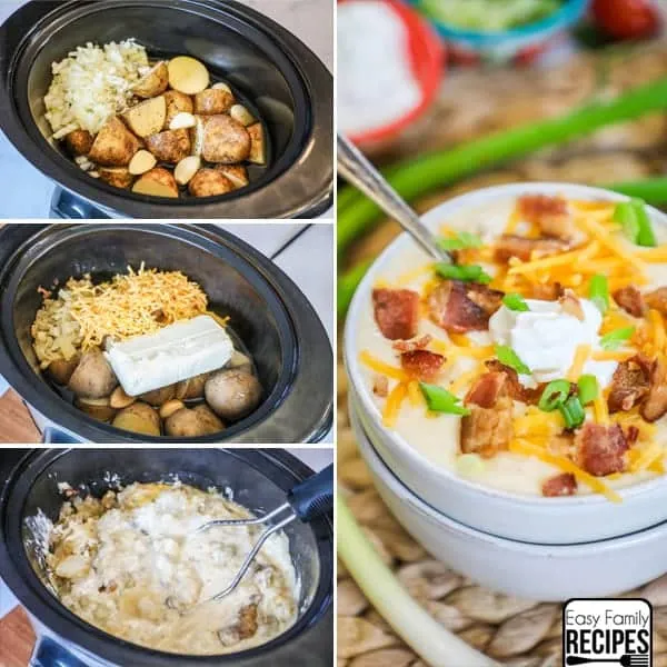 Crock Pot Style Loaded Baked Potato Soup