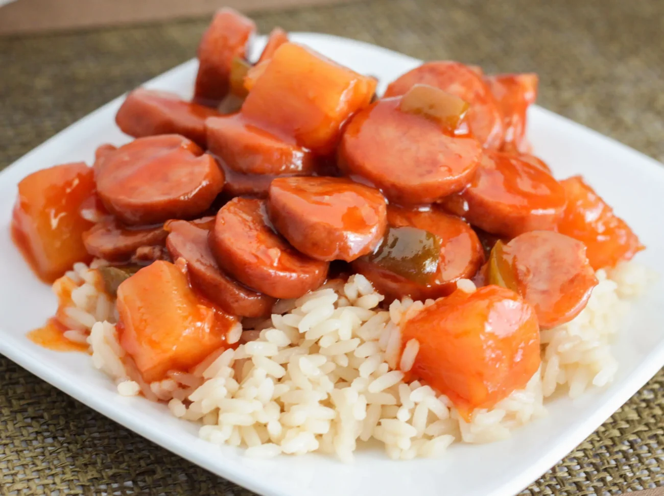 Crock Pot Sweet And Sour Kielbasa