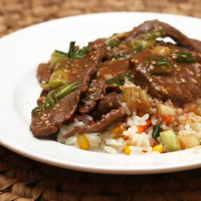 Crock Pot Teriyaki Steak