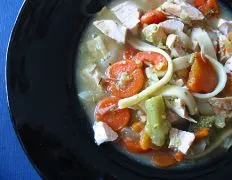 Crocked Chicken Noodle Stoup