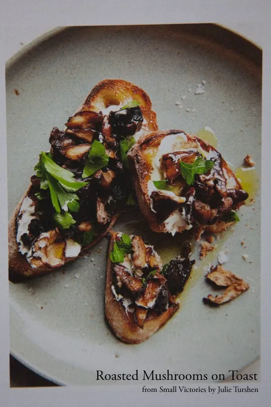 Crostini With Oven-Roasted Mushrooms