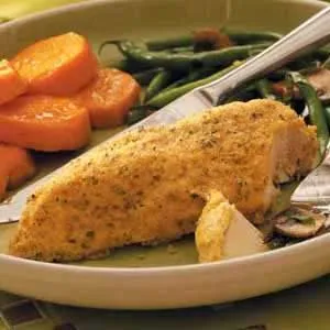 Crumb Coated Baked Chicken