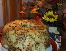 Crunchy Cheese And Herb Pull Apart Bread