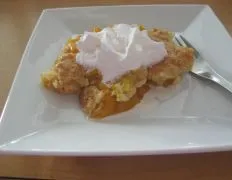 Crunchy Crust Peach Cobbler