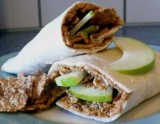 Crunchy Peanut Butter Wraps