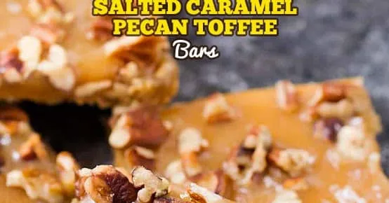 Crunchy Pecan Toffee Squares Recipe